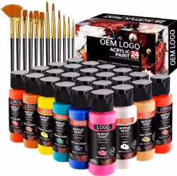 OEM 24-color acrylic paint set